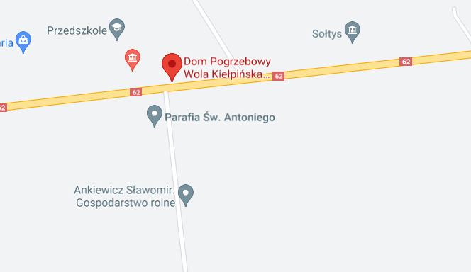 mapa wola kiełpińska